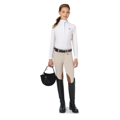 Romfh Kids' Sarafina Knee Patch Breech - Classic Beige -Kensington Sales Shop 305713 800 800