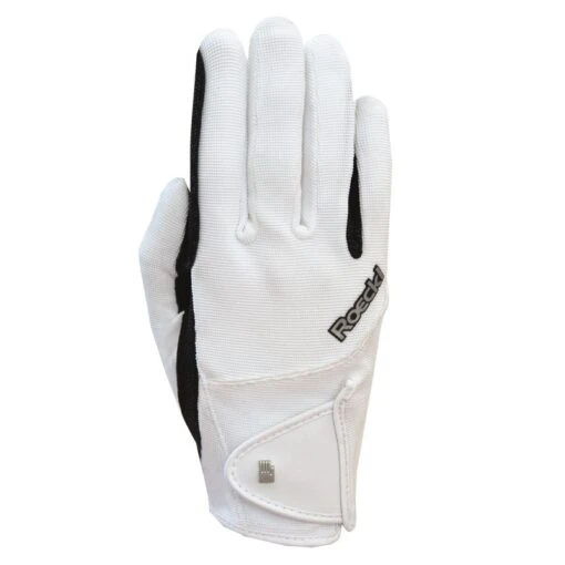 Roeckl Milano Riding Gloves - White/Black -Kensington Sales Shop 345196 800 800