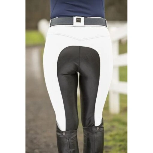 FITS Women's Free Flex Full Seat Zip Front Breech II - White -Kensington Sales Shop 352282 800 800