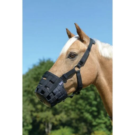 Shires Comfort Grazing Muzzle - Black -Kensington Sales Shop 358229 800 800