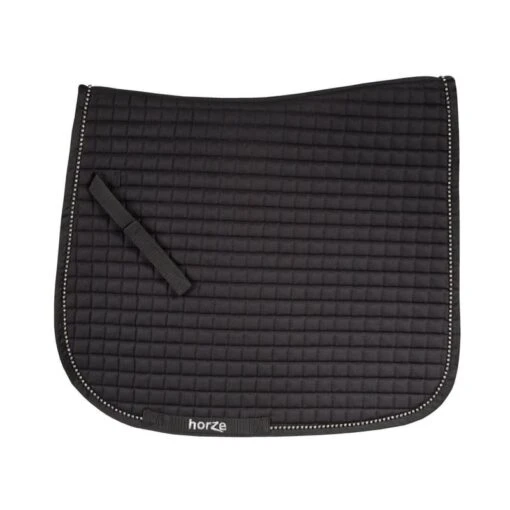 Horze Duchess Dressage Saddle Pad - Black -Kensington Sales Shop 374867 800 800