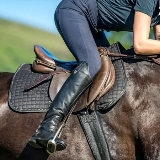 Horze Duchess All Purpose Saddle Pad - Black -Kensington Sales Shop 383334 800 800