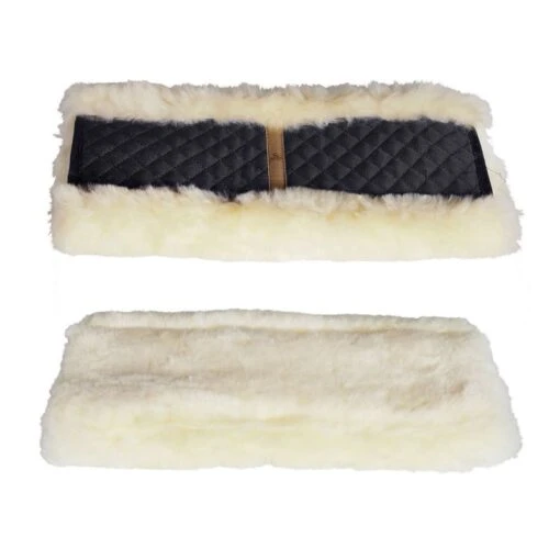 Horze Harleigh Sheepskin Short Girth Tube - Black -Kensington Sales Shop 387551 800 800