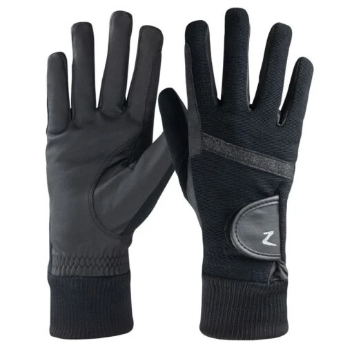 Horze Winter Cuff Gloves - Black -Kensington Sales Shop 388078 800 800