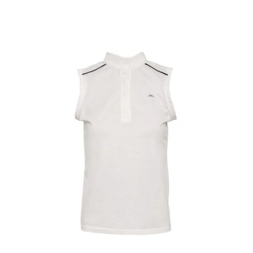 Alessandro Albanese Women's Monza Sleeveless Competition Top - White -Kensington Sales Shop 397999 800 800