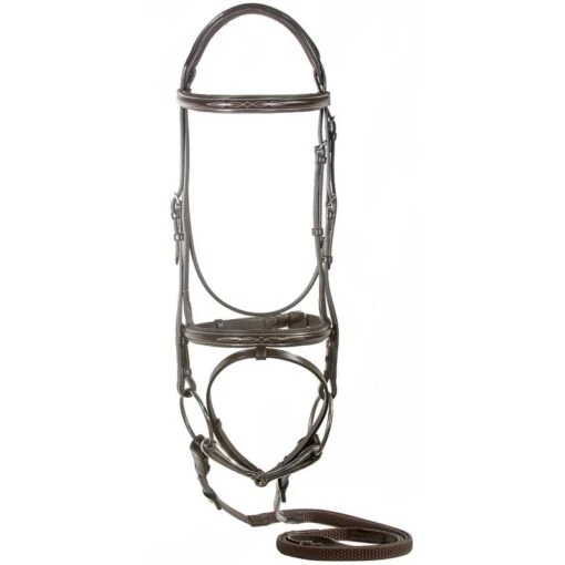 Nunn Finer Gianna Flash Bridle - Havana -Kensington Sales Shop 404791 800 800