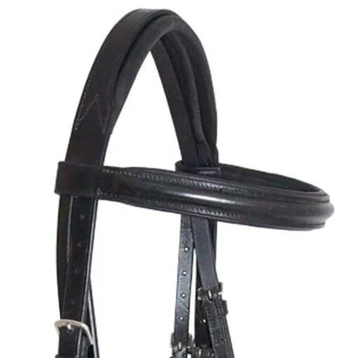 Nunn Finer Charlotte Flash Dressage Bridle - Black -Kensington Sales Shop 405629 800 800