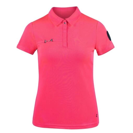 Horze Women's Denise Functional Polo Shirt - Pink -Kensington Sales Shop 416542 800 800