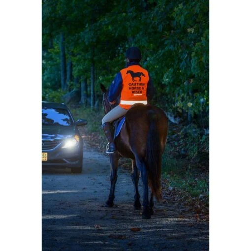 Shires Equi-Flector Safety Vest - Orange -Kensington Sales Shop 420026 800 800