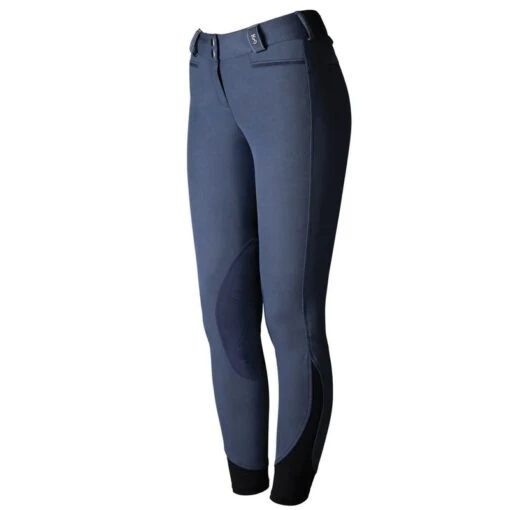 Tredstep Women's Solo Extreme Knee Patch Breeches - Indigo Blue -Kensington Sales Shop 425390 800 800