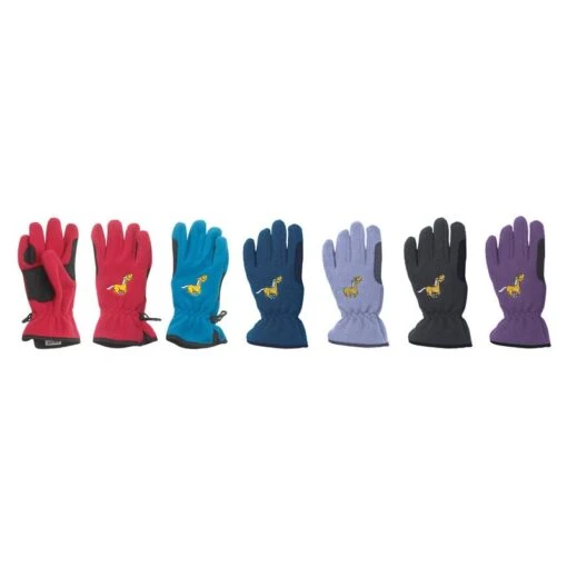 Equistar Kids' EquiStar Pony Fleece Glove - Black -Kensington Sales Shop 437129 800 800