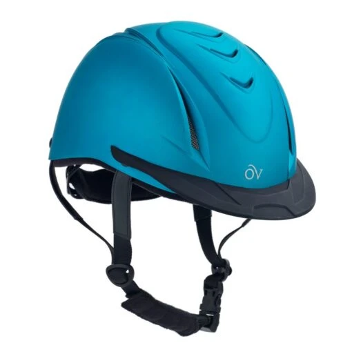 Ovation Metallic Schooler Helmet - Teal -Kensington Sales Shop 437974 800 800