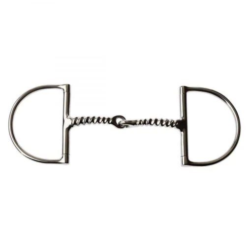 Korsteel Stainless Steel Corkscrew Dee Ring Snaffle Bit -Kensington Sales Shop 442113 800 800