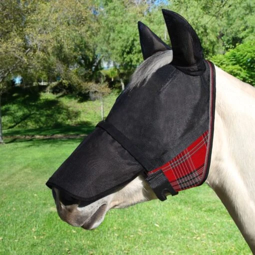 Kensington UViator CatchMask W/Ears, Removable Nose, Forelock Opening - Deluxe Red -Kensington Sales Shop 445506 800 800