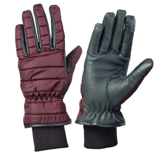 Ovation Women's Elegant Rider Winter Gloves - Burgundy -Kensington Sales Shop 466390 800 800