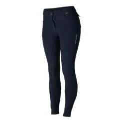 B Vertigo Women's Marla MidRise Silicone Full Seat Breeches - Dark Navy -Kensington Sales Shop 476802 800 800