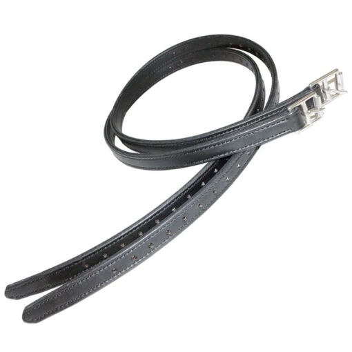 Nunn Finer 1" Stirrup Leathers - Black -Kensington Sales Shop 505352 800 800