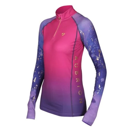 Shires Aubrion Women's Hyde Park Cross Country Shirt - Amethyst -Kensington Sales Shop 512697 800 800