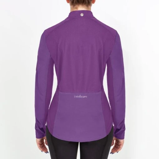 Irideon Women's Luna Coolstretch Long Sleeve Jersey - Purple Hibiscus -Kensington Sales Shop 516511 800 800