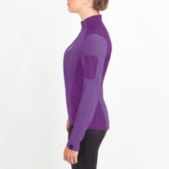 Irideon Women's Luna Coolstretch Long Sleeve Jersey - Purple Hibiscus -Kensington Sales Shop 516512 800 800