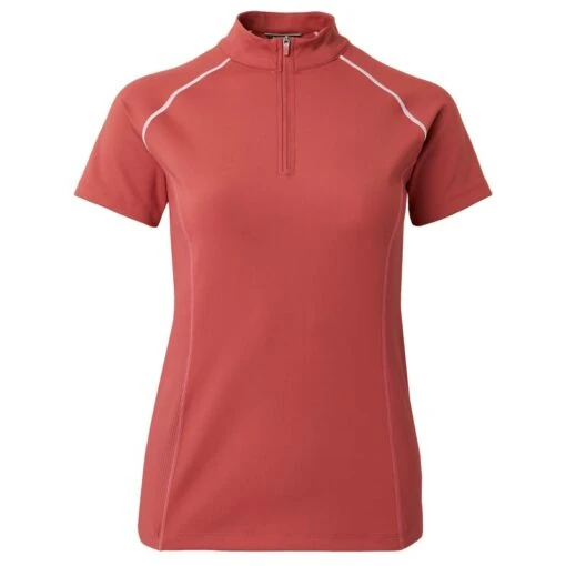 B Vertigo Women's Adara Cool Tech Training Shirt - Mineral Red -Kensington Sales Shop 549143 800 800