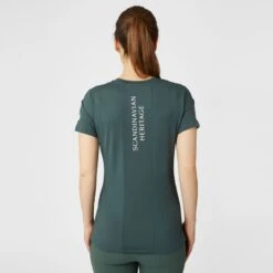 Horze Women's Lily Maternity Technical T-Shirt - Cilantro Green -Kensington Sales Shop 549285 800 800