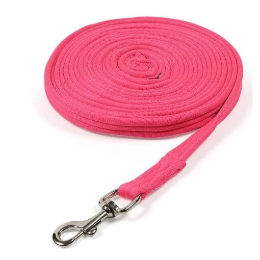 Shires Soft Feel 26ft Lunge Line - Pink -Kensington Sales Shop 553743 800 800