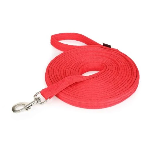 Shires Soft Feel 26ft Lunge Line - Red -Kensington Sales Shop 553758 800 800