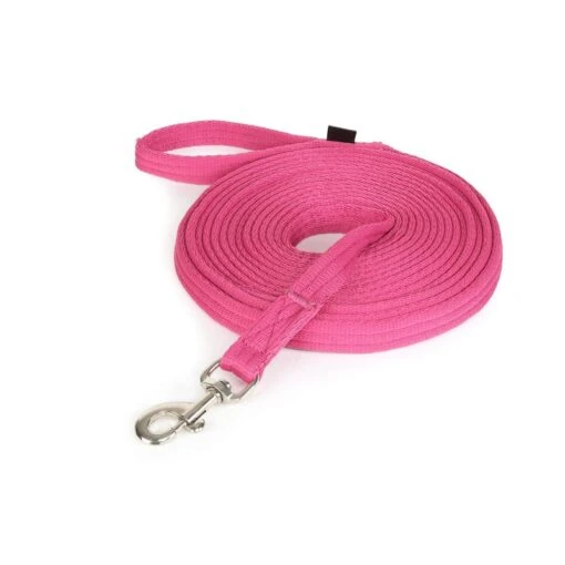 Shires Soft Feel 26ft Lunge Line - Raspberry -Kensington Sales Shop 553765 800 800