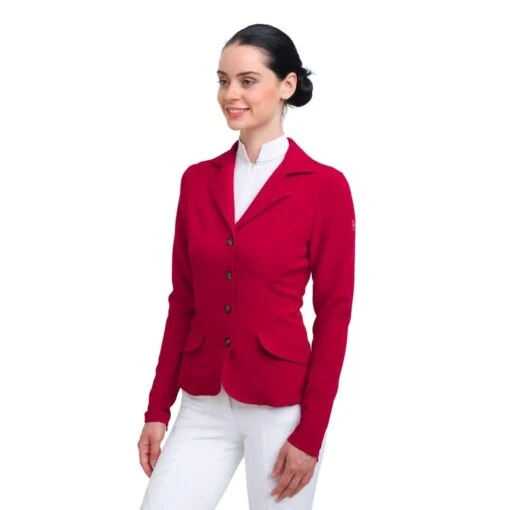 Cavalliera Women's Primetime Show Jacket - Ruby Red -Kensington Sales Shop 559132 800 800