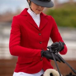 Cavalliera Women's Primetime Show Jacket - Ruby Red -Kensington Sales Shop 559136 800 800