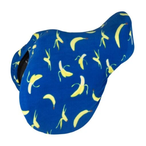 Shires Printed Fleece Saddle Cover - Banana -Kensington Sales Shop 563653 800 800