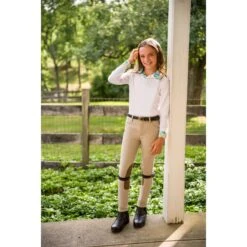 Shires Aubrion Kids' Cheshire Show Jodhpurs - Tan -Kensington Sales Shop 564054 800 800