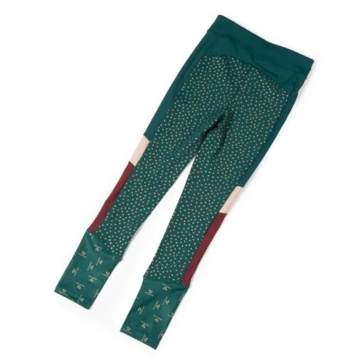 Shires Aubrion Kids' Eastcote Riding Tights - Dark Green -Kensington Sales Shop 564117 800 800