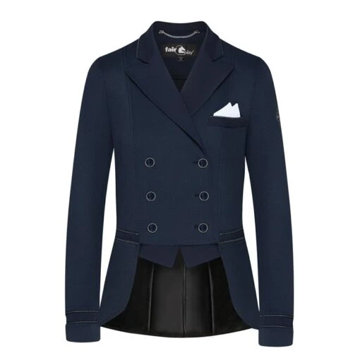 Fair Play Women's Elizabeth Comfimesh Short Tail Coat - Navy -Kensington Sales Shop 592798 800 800