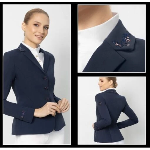 Fair Play Women's Taylor Rose Gold Show Jacket - Navy -Kensington Sales Shop 593348 800 800