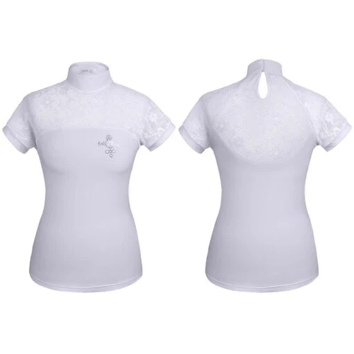 Fair Play Women's Lucia Short Sleeve Competition Shirt - White -Kensington Sales Shop 594211 800 800