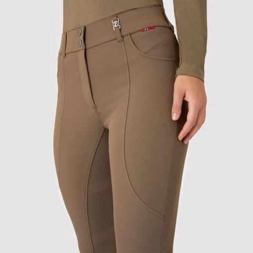 B Vertigo Women's Davina Full Seat Breeches - Shiitake Beige -Kensington Sales Shop 600870 800 800