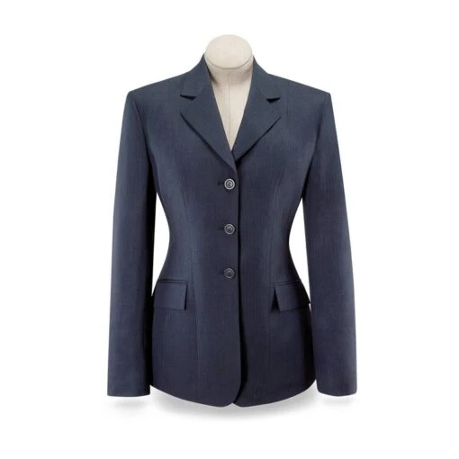 RJ Classics Women's Devon Show Coat - Navy Herringbone -Kensington Sales Shop 606201 800 800