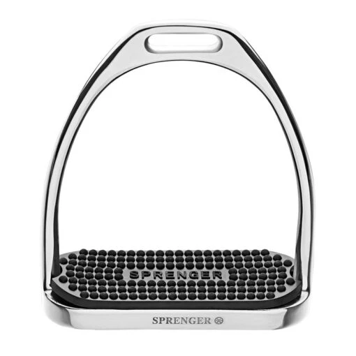 Herm Sprenger Fillis Stirrups - Stainless Steel/Black Pad -Kensington Sales Shop 616922 800 800