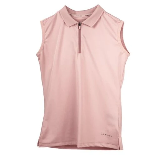 Shires Aubrion Kids' Poise Sleeveless Tech Polo - Rose -Kensington Sales Shop 618793 800 800