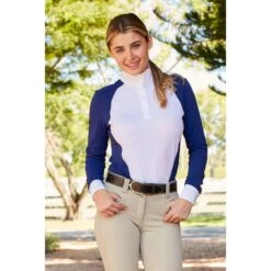 RJ Classics Women's Lexi Long Sleeve Show Shirt - Evening Sky -Kensington Sales Shop 623517 800 800