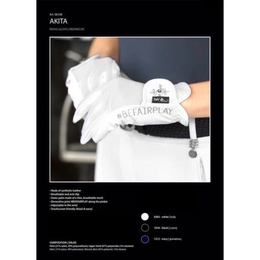 Fair Play Akita Gloves - Black -Kensington Sales Shop 656440 800 800