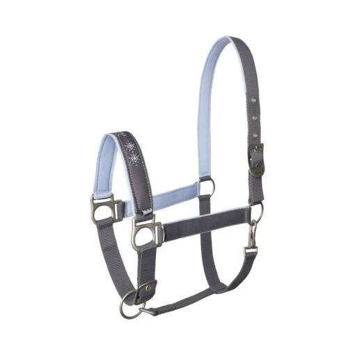 Horze Arizona Fleece Lined Halter - Smoked Pearl Grey -Kensington Sales Shop 660180 800 800