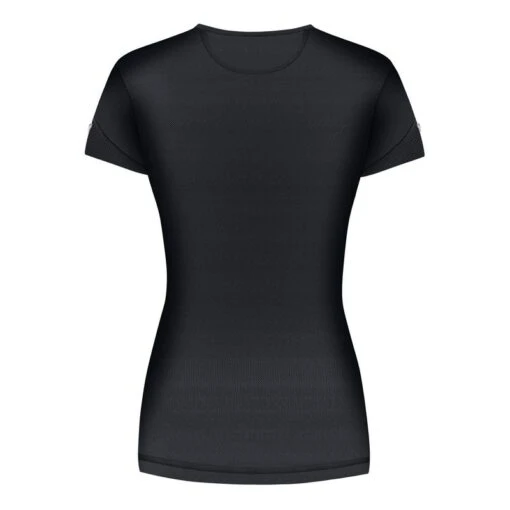 Fair Play Women's Alba Short Sleeve Tech Tee Shirt - Black -Kensington Sales Shop 665175 800 800