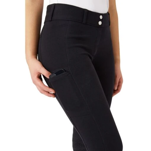 Horze Women's Full Seat Breeches W/Back Pockets - Black -Kensington Sales Shop 670172 800 800