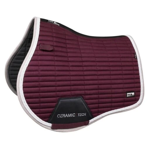 Fair Play Quartz Ceramic Jump Saddle Pad - Plum -Kensington Sales Shop 680463 800 800