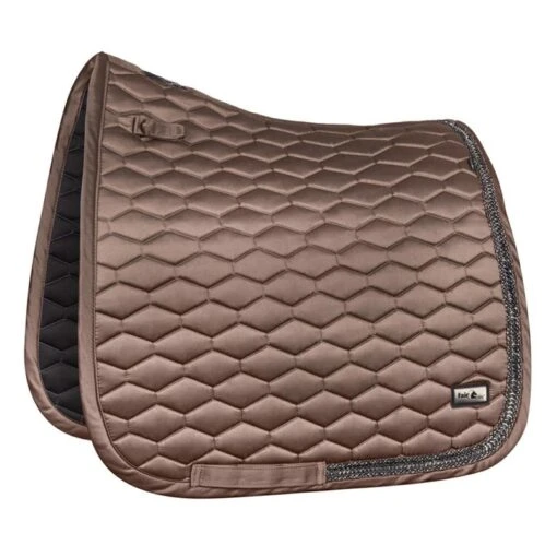 Fair Play Hexagon Arrow Dressage Saddle Pad - Taupe Grey -Kensington Sales Shop 680720 800 800