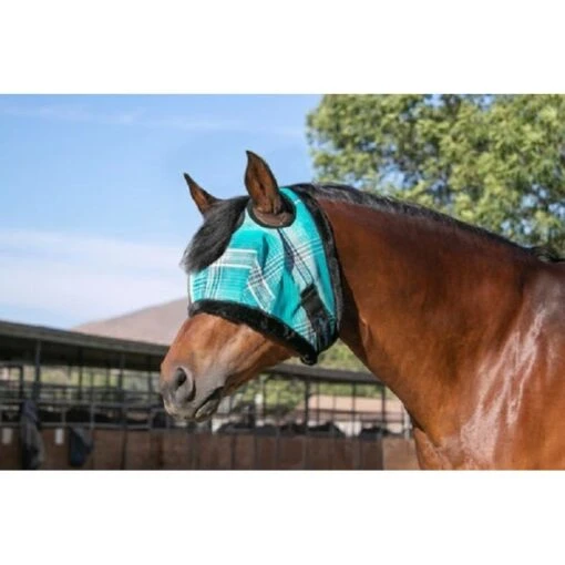 Kensington Fly Mask W/Fleece Trim & Dual Ear Holes - Atlantis -Kensington Sales Shop 688474 800 800