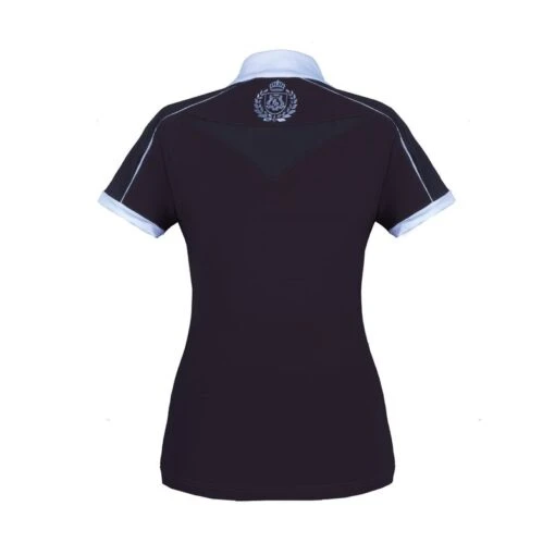 Fair Play Women's Claire Short Sleeve Competition Shirt - Black/White -Kensington Sales Shop 692829 800 800